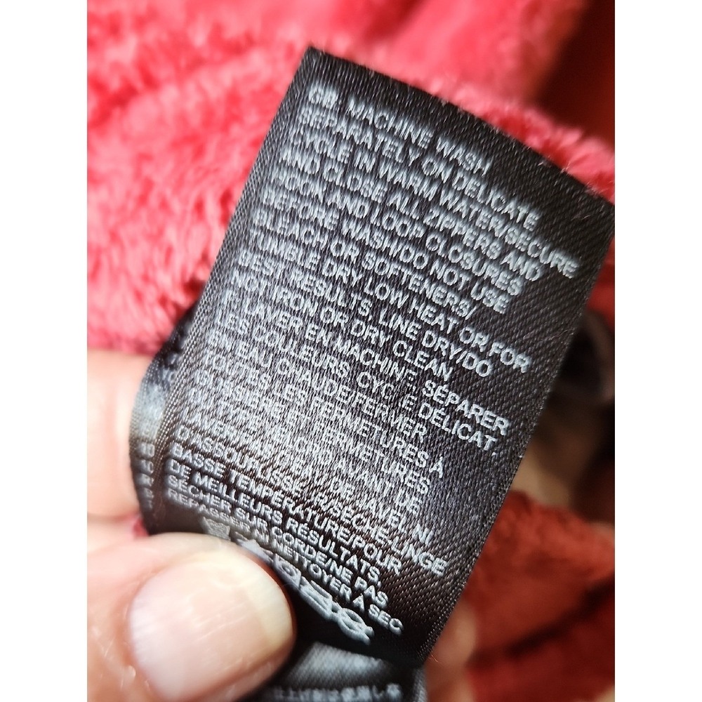 North Face Womens Osito Hooded Jacket Pink - Picture 10 of 16